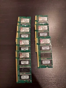 Lot of 7 Kingston KTM-TP9828/512 512MB 333Mhz PC2700 Laptop Memory - Picture 1 of 1