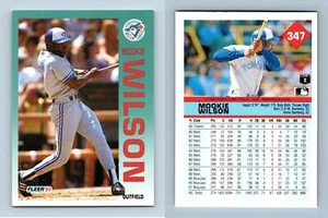 Mookie Wilson - Blue Jays #347 Fleer 1992 Baseball Trading Card - Picture 1 of 1