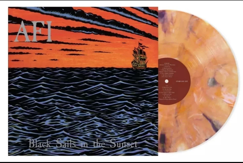 AFI - Black Sails In The Sunset 25th Anniversary Tropical /500 vinyl SEALED new - Image 1 of 1