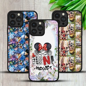 MICKEY MINNIE CASE FOR IPHONE SAMSUNG HUAWEI PIXEL MAGIC ART GIFT PHONE COVER - Picture 1 of 30