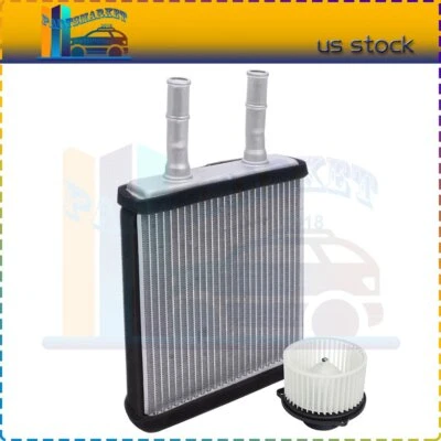 Front Blower Motor with Heater Core Fit For 2003 2004 2005-2006 Hyundai Accent Foto 1 de 4