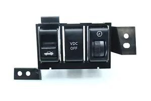 2005 INFINITI G35 INTERIOR VDC DIMMER TRUNK SWITCHS W/ BRACKET HOLDER B0210 - Picture 1 of 10