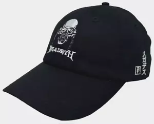 Primitive X Megadeth Vic Ajustable Negro Correa Trasera Gorra Papá Sombrero - Imagen 1 de 3