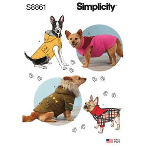 Simplicité Modèle S8861 Manteaux Pour Chiens - Afbeelding 1 van 2