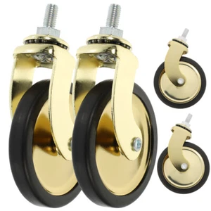 4pcs Office Chair Duty Heavy Wear-resistant Chair Casters Portable Casters - Picture 1 of 12