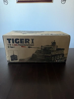 Taigen German Tiger Tank FULL METAL EDITION RTR AirSoft 2.4 GHz 1/16 READ DESC - Image 1 of 4