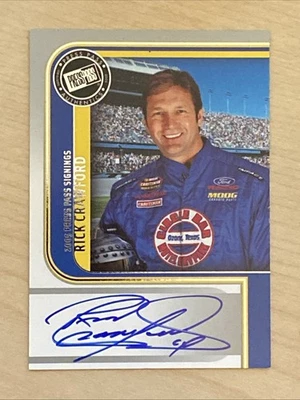 2005 PRESS PASS SIGNINGS #10 RICK CRAWFORD - Image 1 of 2