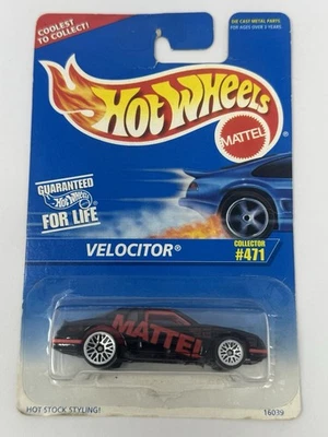 1996 Hot Wheels Black Velocitor Thunderbird #471 A8 - Image 1 of 4