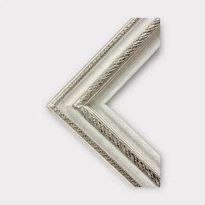 16 x 20 In stock-Classic compo ornate wood frame, white frame, wood picture - Picture 1 of 9
