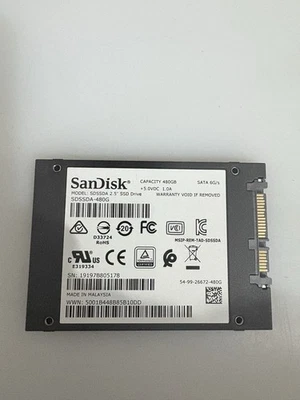 SanDisk 480GB SSD Plus, Internal Solid State Drive - SDSSDA-480G-G26 - Image 1 of 2