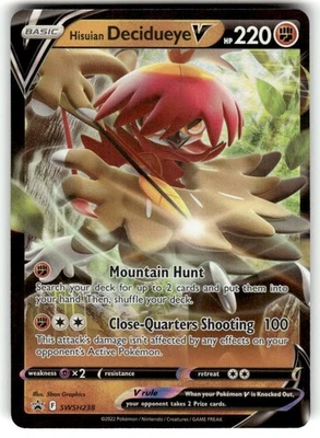 Hisuian Decidueye V - Promo SWSH: Sword & Shield Promo Cards SWSH238 NM - Image 1 of 2