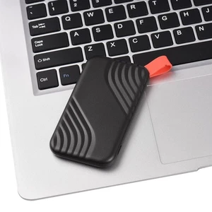 2T External Hard Drive Zinc Alloy USB 3.1 520MB/s Portable NGFF M.2 Black UK7 - Picture 1 of 13
