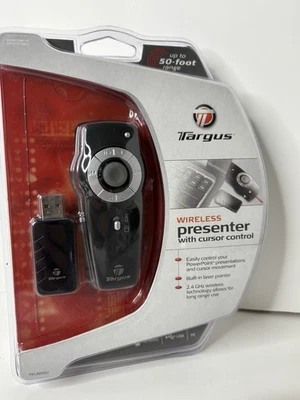 Targus Wireless Presenter With Cursor Control And Laser Pointer - Brand New - Image 1 of 4
