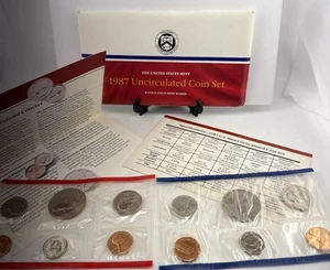 1987 US Mint Set UNC in Original Government Packaging - Picture 1 of 2