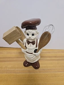 Ceramic Chef Utensil Holder Aka Friends TV Show Monica Geller's Kitchen Vtg - Picture 1 of 9