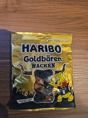 HARIBO Wacken Sonderedition Goldbären Selten RARITÄT 175g MHD 06/23 Sammler RAR - Bild 1 von 2