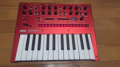 KORG monologue Red 25-Key Analog Synthesizer Portable Battery Powered - Image 1 of 4