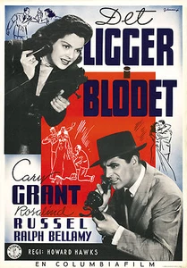 His Girl Friday (1940) Rosalind Russel Cary Grant cartel de película impresión 2 - Imagen 1 de 1