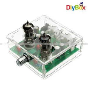 KIT FAI DA TE AC 12V 6J1 Valvola Preamplificatore Tubo Scheda Cuffie Buffer +Custodia - Foto 1 di 7
