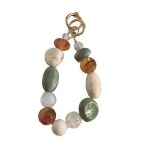 Retro Kolorowa bransoletka z koralików Pasek na telefon Łańcuszek Telefon komórkowy Smycz Brelok - Zdjęcie 1 z 8