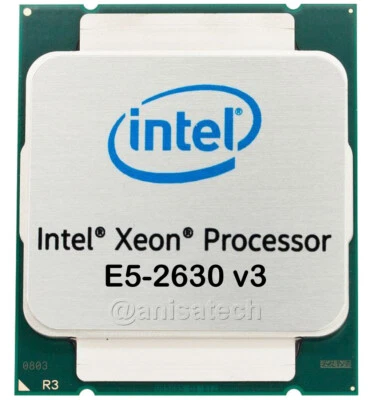 Intel Xeon E5-2630 V3 CPU Processor 8 Core 2.40GHZ 20MB L3 Cache SR206 - Image 1 of 3