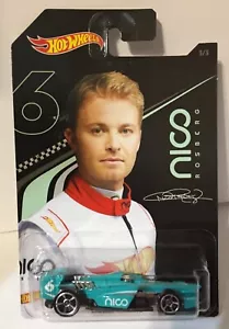 Winning Formula Auto Hot Wheels 6 Nico Rosberg Car Auto Modellino 1/64 Come Foto - Bild 1 von 5