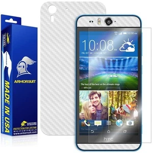 ArmorSuit MilitaryShield HTC Desire Eye Screen Protector + White Carbon Fiber - Picture 1 of 6