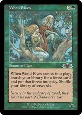 Wood Elves NM MTG Exodus Magic Gathering 2B3