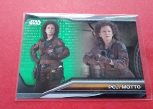 Star Wars Topps Bounty hunters parallel green numérotée 43/50 Peli Motto B3-68 - Bild 1 von 3
