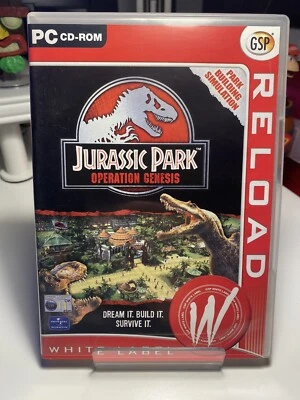 JURASSIC PARK OPERATION GENESIS Pc Cd Rom WLB - FAST POST - Image 1 of 3