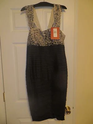 JS Collections Black Dress size 10 - Image 1 of 4