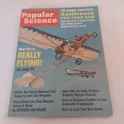 1968 November, Popular Science Monthly Magazine, Antifreeze For Your Car(MH417)  - Image 1 of 3