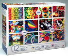 12 Jigsaw Puzzels 3800-Piece Cardinal Spin Master Games 19? & 9?