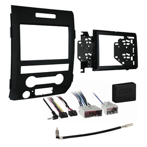 95-5820B Double Din Radio Install Dash Kit & Wires for F-150, Car Stereo Mount - Bild 1 von 7