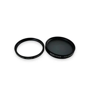 49mm Set of 2 Rokunar Circular Polarizer and vivitar 49 mm close up lens Japan - Image 1 of 4