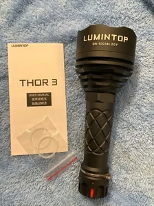 Lumintop Thor 3. Black Aluminum. LEP. 2500 Meters. BNIB! Super Long Thrower!