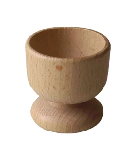 Eierbecher aus Holz, 50er, 100er, 500er Set Naturholz Buchenholz - Bild 1 von 4