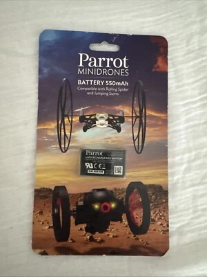 OEM PARROT 550mAh Li-Po Battery MiniDrone Rolling Spider, Jumping Sumo, Mambo - Image 1 of 2
