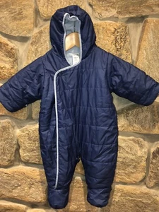 BABY GAP SCHNEEANZUG FLEECE GEFÜTTERT GRÖSSE 3-6 MONATE Jungen blau - Bild 1 von 9