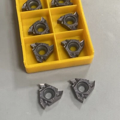 10pcs 16IR AG60 MMT16IR AG60-S Threading Insert FOR Lathe Threading SNR - Image 1 of 4