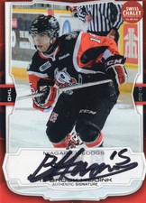 2012/13 Niagara IceDogs Autographs - BROOK HIDDINK