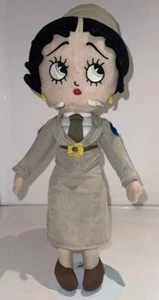 2010 1940’s BETTY BOOP 15" PLUSH Military Dress DOLL BY SUGARLOAF - Picture 1 of 7