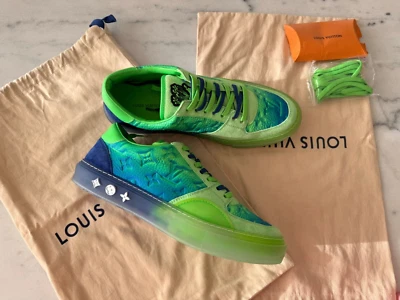 Zapatilla deportiva LOUIS VUITTON monograma verde Ollie Riche NUEVA 1A9UYP LV 8 Foto 1 de 4