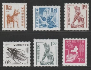 Korea 1964-66Sc # 360a-67B (6val.) Granite Paper MNH OG - Picture 1 of 1