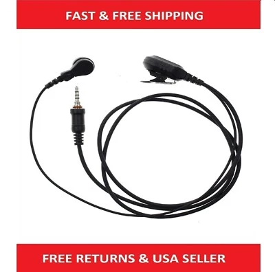 Earpiece Mic Microphone For Yaesu Vertex FTA-450 FTA-550 FTA-750 VX-6R 7R FT270R - Image 1 of 4