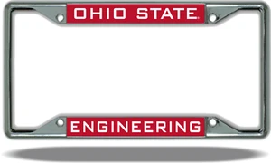 Ohio State ENGINEERING License Plate Frame - Picture 1 of 1