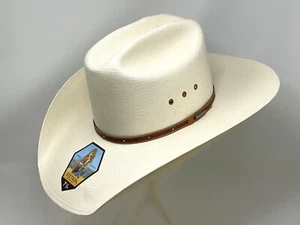 STETSON STANHOPE 10X SHANTUNG STROH COWBOYMÜTZE - Bild 1 von 3
