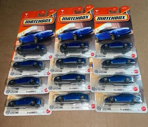 2025 Matchbox Tesla Model S Lot Of 12 - Picture 1 of 3