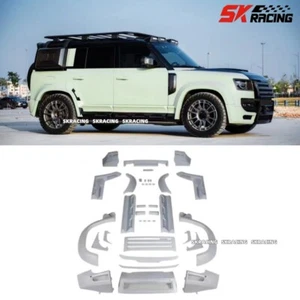 Kit de carrocería divisor falda lateral para parachoques labio trasero delantero para Land Rover Defender 90 110 - Imagen 1 de 18