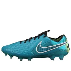 NIKE TIEMPO LEGEND 8 ELITE FG AT5293-303 AQUAMARINE-WHITE-LIME GLOW w/ Carry Bag - Picture 1 of 5